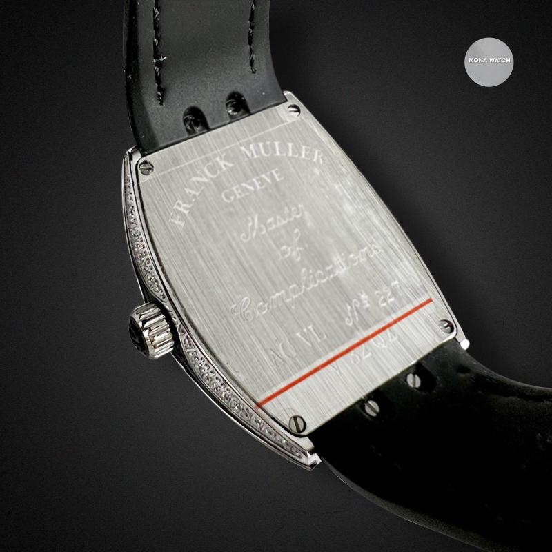Franck Muller Vanguard V32 Stell Custom Full Diamond_đen_003