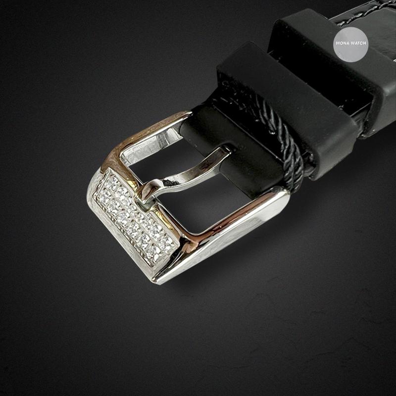 Franck Muller Vanguard V32 Stell Custom Full Diamond_đen_004